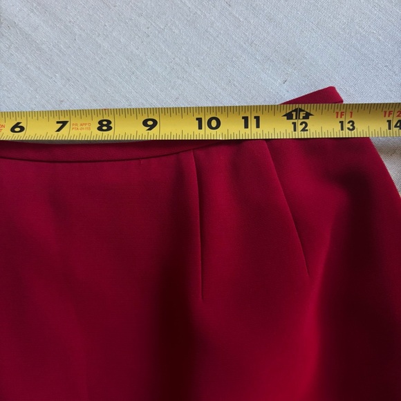 Kasper Rich Red Blazer & Skirt Suit Set Women’s Size 4 | Career Officewear - Picture 12 of 15